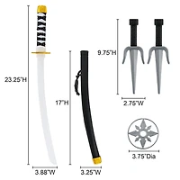 Trousse d'accessoires d'armes Ninja La trousse d'armes Ninja