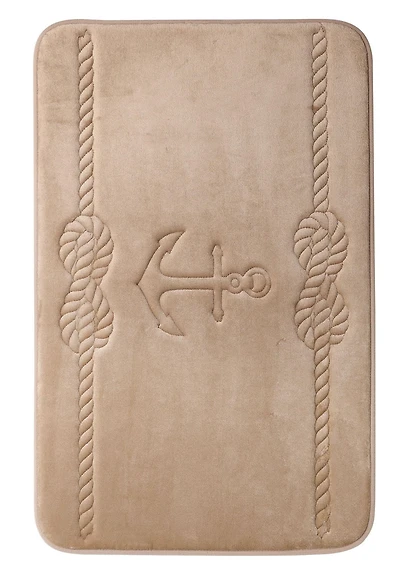 Tapis de bain en mousse viscoélastique - Ancre