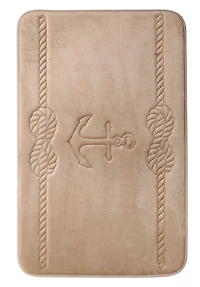 Tapis de bain en mousse viscoélastique - Ancre