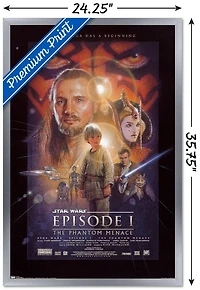 Star Wars: The Phantom Menace - One Sheet Wall Poster, 14.725" x 22.375"