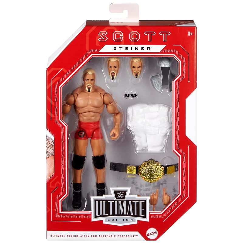 WWE Ultimate Edition Monday Night War Scott Steiner Action Figure & Accessories Collectible Set - Exclusivité Walmart