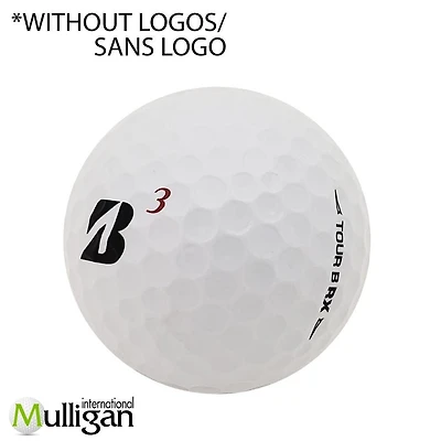 Mulligan - 48 balles de golf récupérées Bridgestone Tour B RX (B) 5A Pristine, Blanc