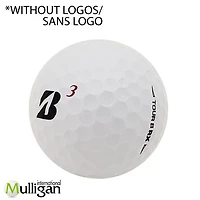 Mulligan - 48 balles de golf récupérées Bridgestone Tour B RX (B) 5A Pristine, Blanc