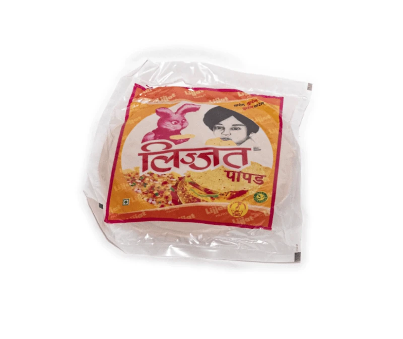 Lijjat Jeera Papad, 200g, 100% Vegetarian