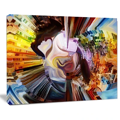 Impression sur toile « Layers Of Inner Paint » Design Art