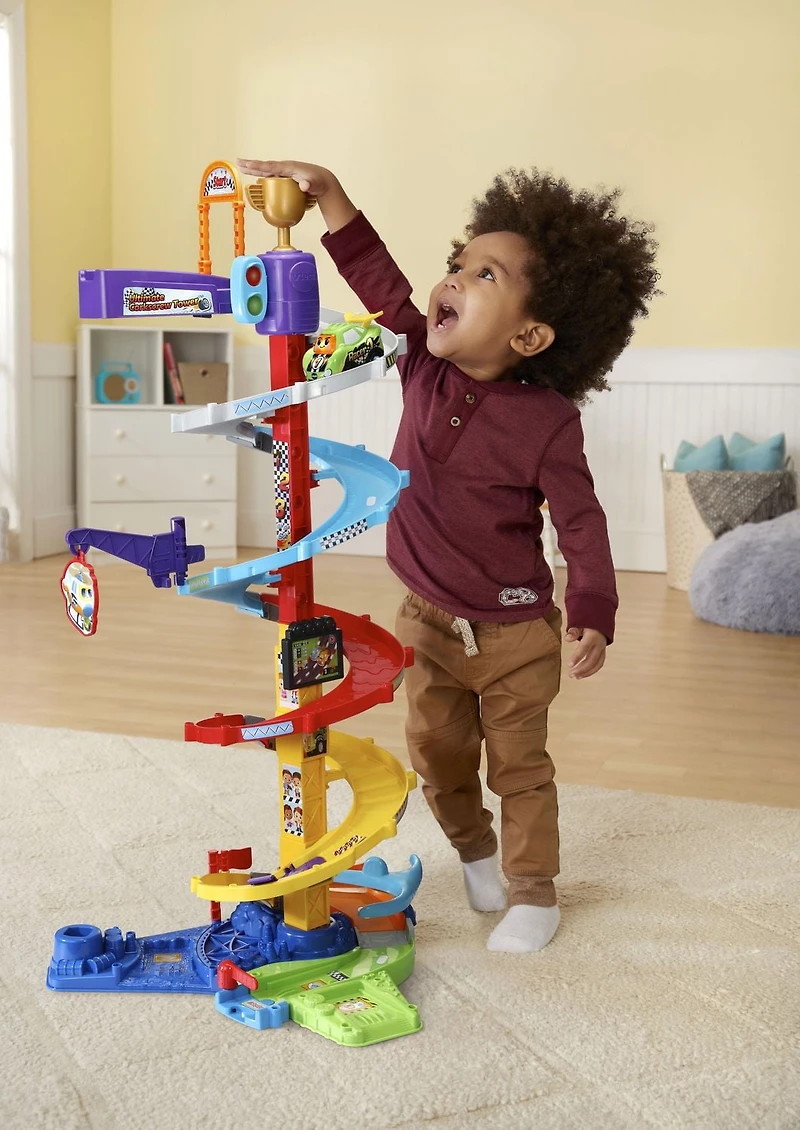 VTech Tut Tut Bolides Mega circuit spirales 2 en 1 - Version anglaise