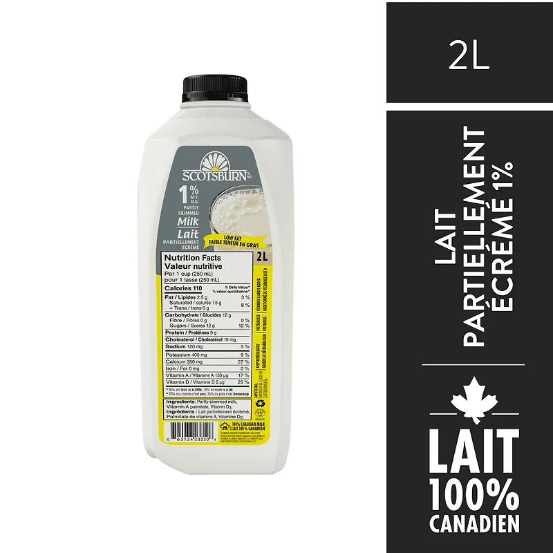 Scotsburn 1% Partly Skimmed Milk