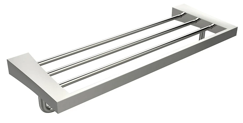 Chrome Plated Towel Ring With Multi-Rod Towel Rack Accessory Set AI-13349