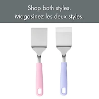 Spatule à dessert et à brownies en acier inoxydable Tout pour célébrer mauve, outil de pâtisserie pour Pâques