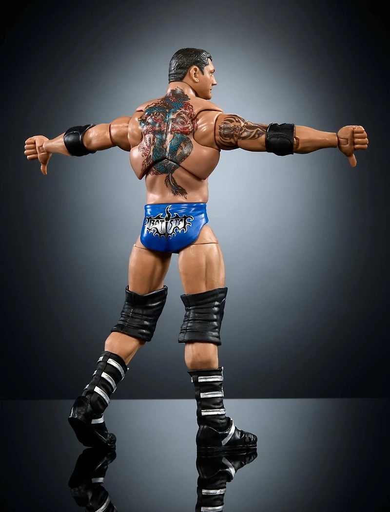 WWE Ultimate Edition Batista Action Figure & Accessories Set, 6-inch Collectible, 30 Articulation Points