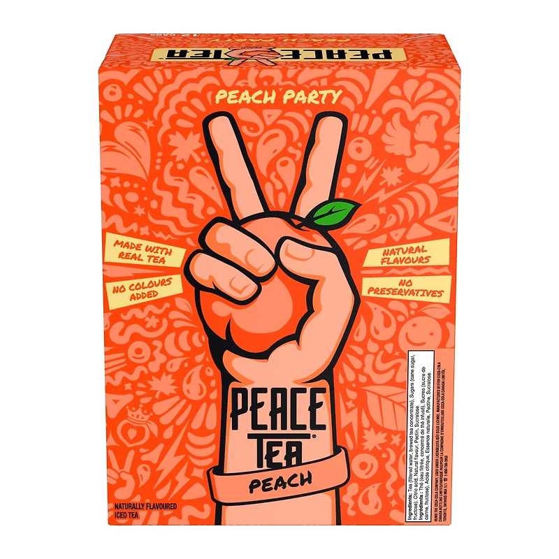 Peace Tea Péché mignon Cannettes, 341 mL, 12 Pack 12 x 341 ml