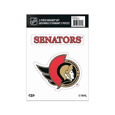 The Sports Vault Ottawa Senators 2Pc Aimants
