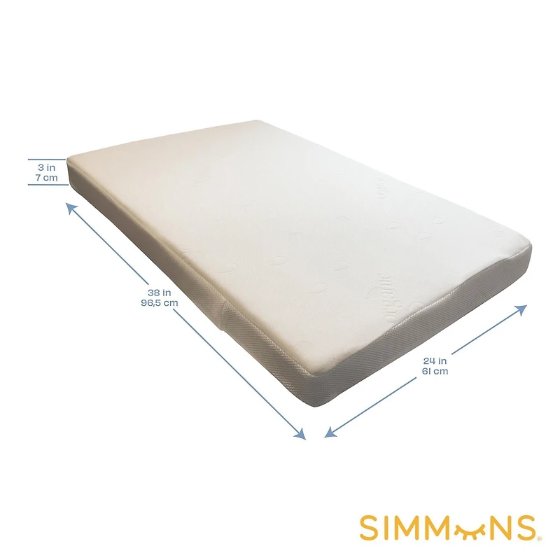 Matelas de berceau mini organique Simmons et protection Matelas mini bio pour bébé