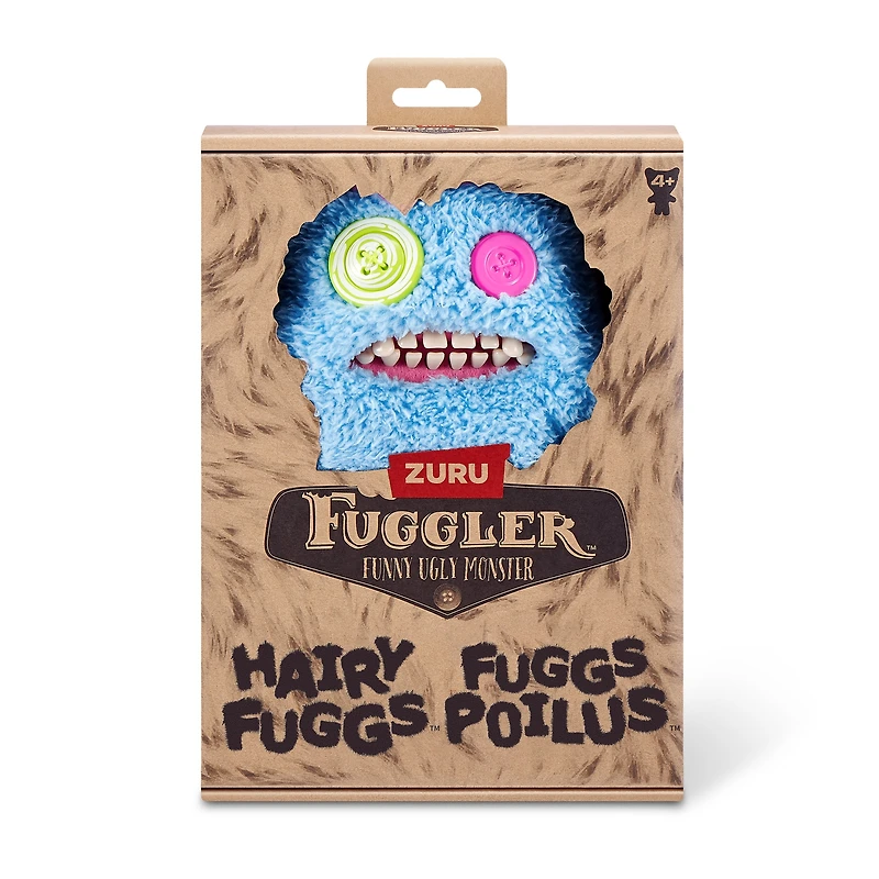 Fuggler Hairy Fuggs 9 pouces Série 1 de ZURU, Funny Ugly Monster Jouet en peluche