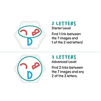 Letter Links - Reaction Speed Card Games - 6+