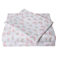 Ensemble de draps à imprimé en microfibre douce facile à nettoyer pour enfants Mainstays Tailles: 1 place, 2 places et grand lit