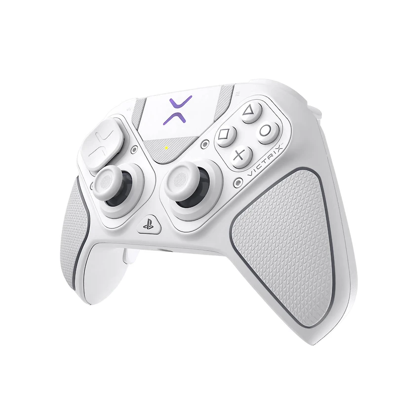Turtle Beach Victrix Pro BFG Reloaded Wireless Modular Gaming Controller for PlayStation 5, PlayStation 4, PC; Fightpad Module, Hall-Effect Thumbsticks/Triggers, Remappable Buttons - White