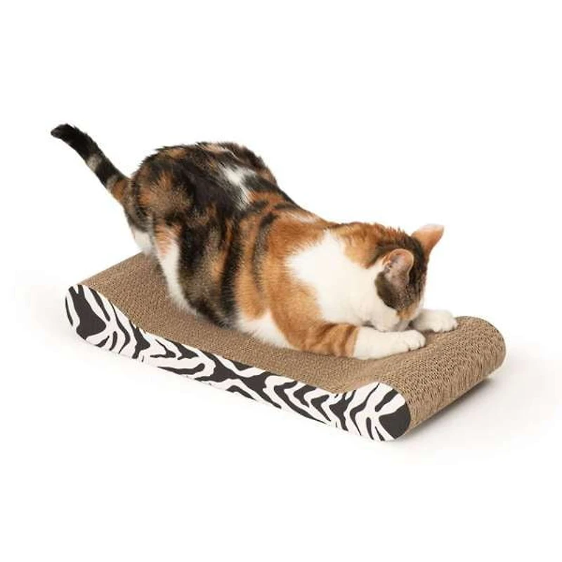 Catit Style Patterned Cat Scratching Pad with Catnip Tiger Print