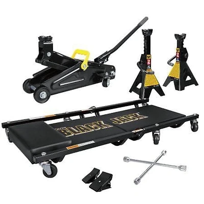 BLACK JACK 7 Pieces 2 Ton Trolley Jack Combination Kit