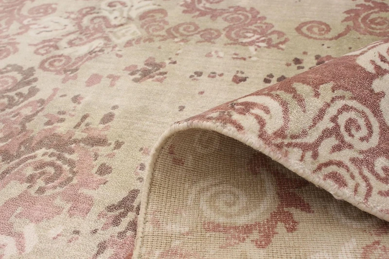 ECARPETGALLERY Tapis Métier Main pour Salon, Salle à Manger et Chambre à Coucher Style décontracté Collection Galleria 5'2" x 7'5" en Jaune