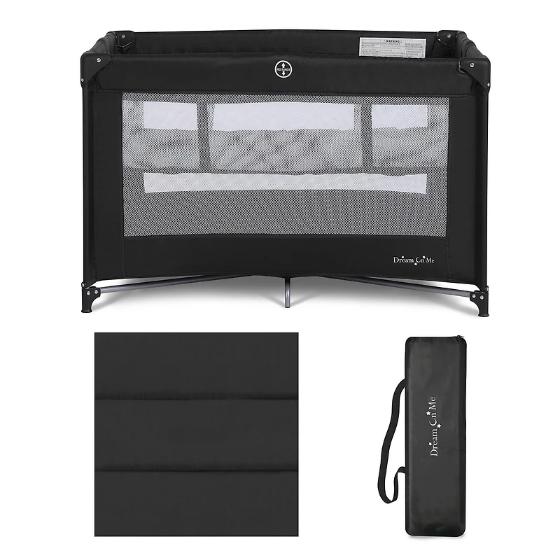 Dream On Me Zazzy Portable Play yard with Bassinet