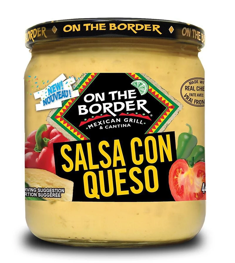 Trempette au fromage Salsa con Queso On The Border