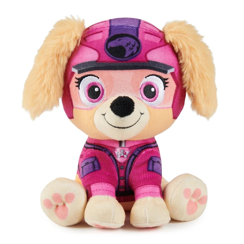 PAW Patrol Jungle Pups, Peluche Tracker de 20,3 cm, animal en peluche pour les garçons et les filles à partir de 3 ans
