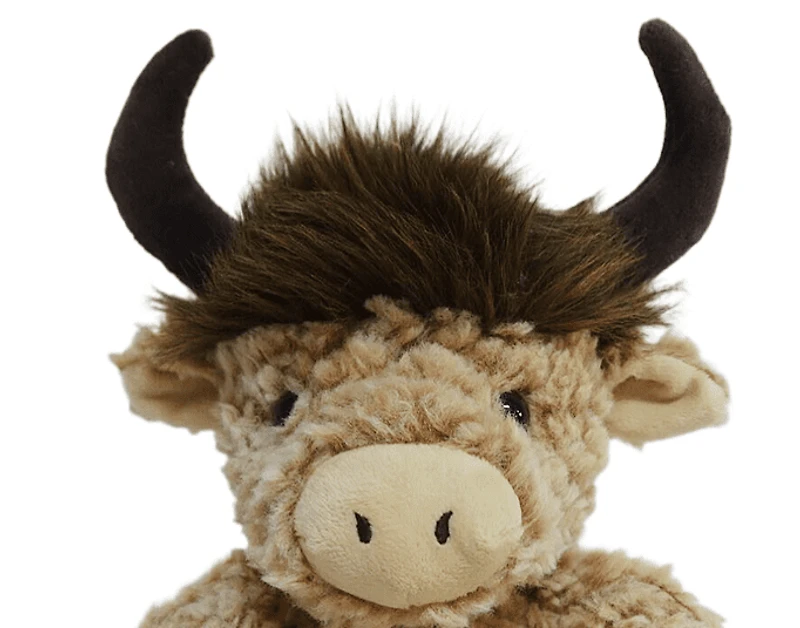 Kid Connection Plush Bull Brown, 7.5inch for all ages