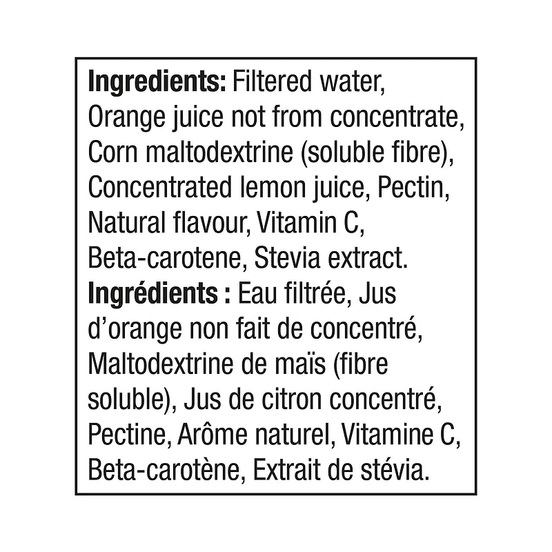 Breuvage de jus d’orange Oasis Hydrafruit 1,5 L