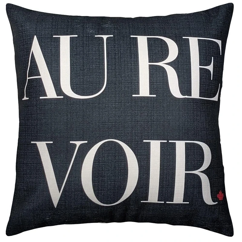 Homeport Coussin Décoratif « au Re Voir »