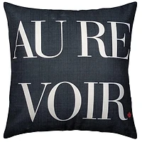 Homeport Coussin Décoratif « au Re Voir »