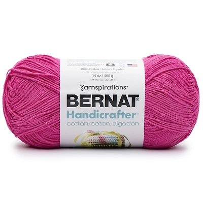 Bernat® Fil Handicrafter®, Coton #4 Moyen, 14oz/400g, 710 Yards Fil polyvalent de taille économique