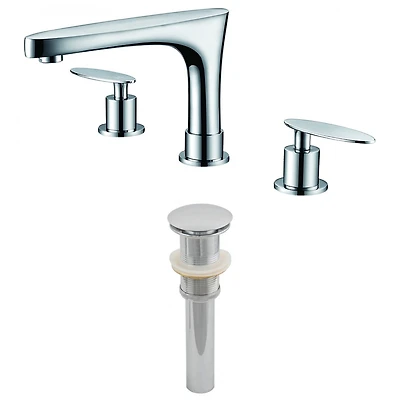 Ens. de robinet de salle de bains American Imaginations en chrome