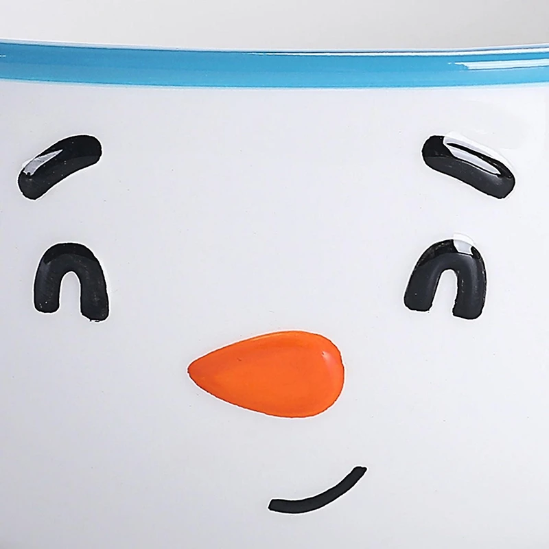 Holiday Time Snowman Bowl