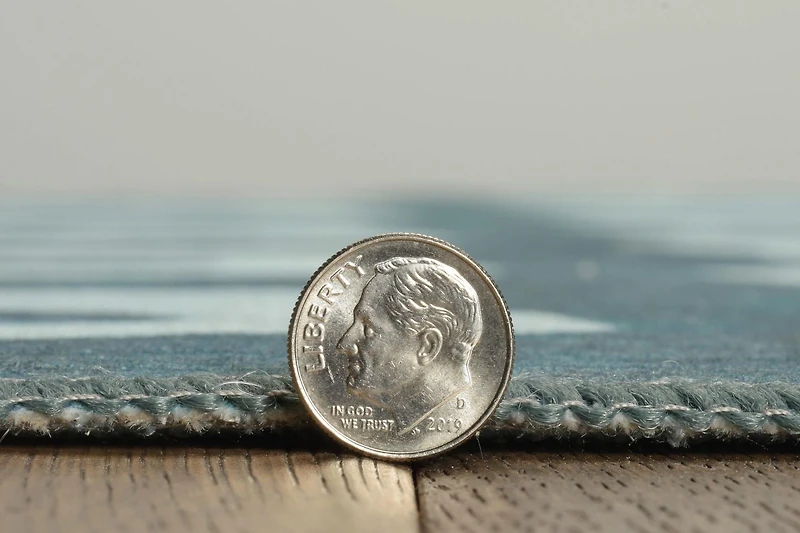 Outdoor Washable Doral Aqua & Green 3' x 5' Accent Rug