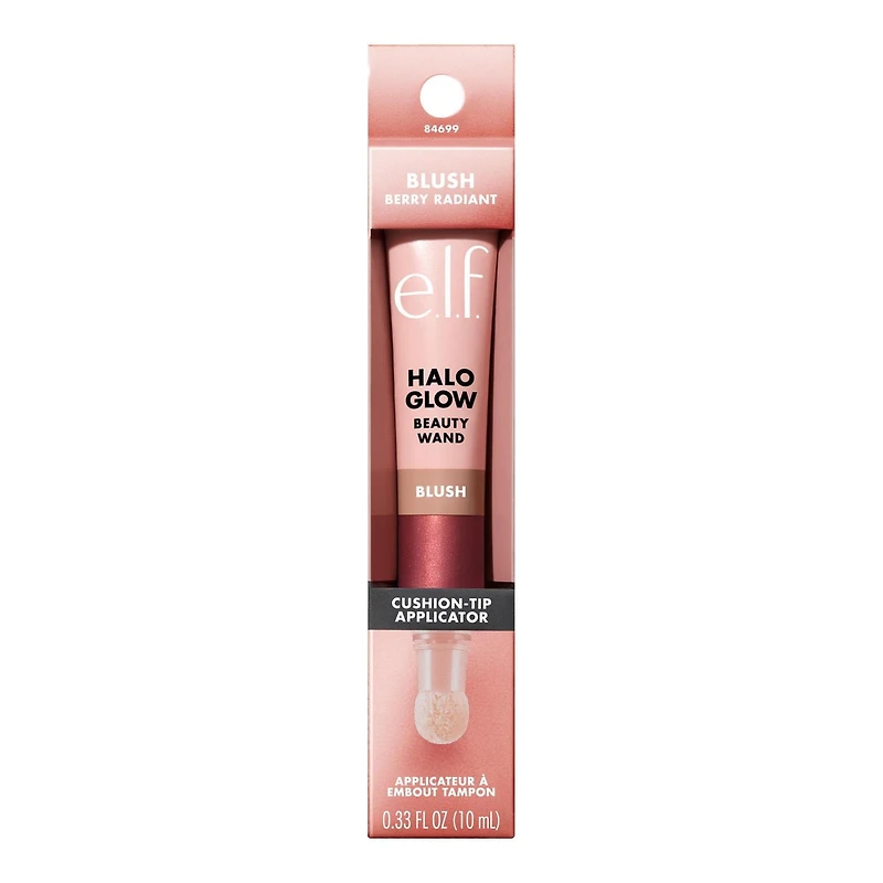 e.l.f. Cosmetics Tube Beaute Blush Halo Glow Blush avec applicateur à ambout tampon, 10 mL