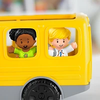 Le Bus Scolaire Little People de Fisher-Price - Version Anglaise et Française Âges 1-5