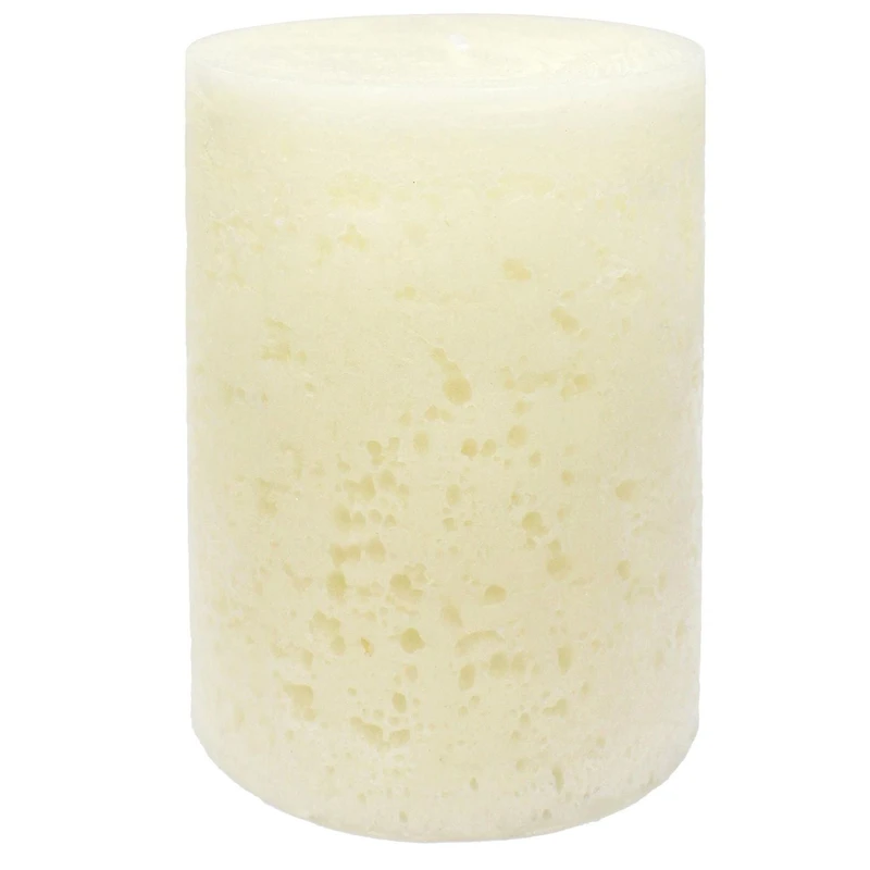 Hometrends 4" Vanilla Sandalwood Scented Pillar Candle, 3"Dia x 4"H