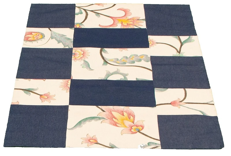 ECARPETGALLERY 3'8" x 5'7" Transitional Collage Handmade Area Rug for Living Room