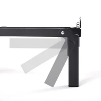 Zinus Spa Sensations Compack Twin to Queen Size Adjustable Metal Bed Frame, 7 inch Heavy Duty Steel Bed Frame with Included Headboard Brackets