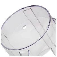 Heavenly Collection Clear Plastic Bar Stool