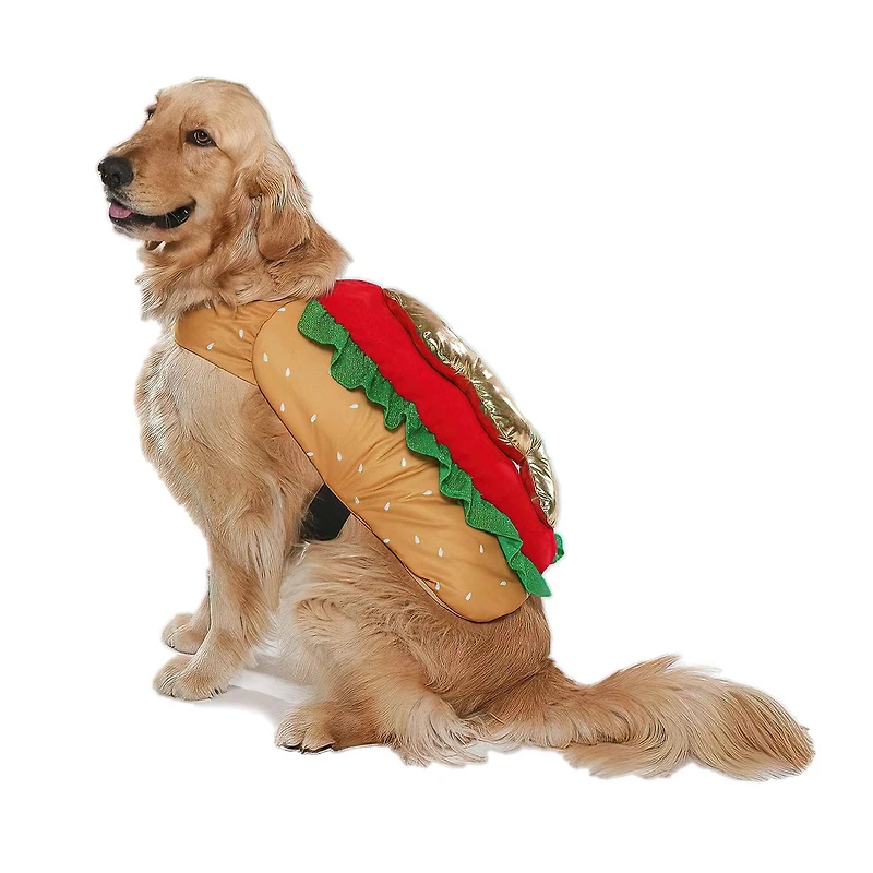 Costume d'Halloween Way to Celebrate pour animal de compagnie: Hot-Dog, taille XS-XL