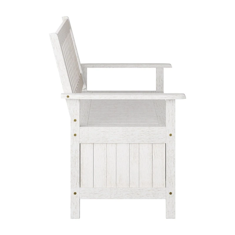 Banc de rangement extérieur den bois massif Miramar