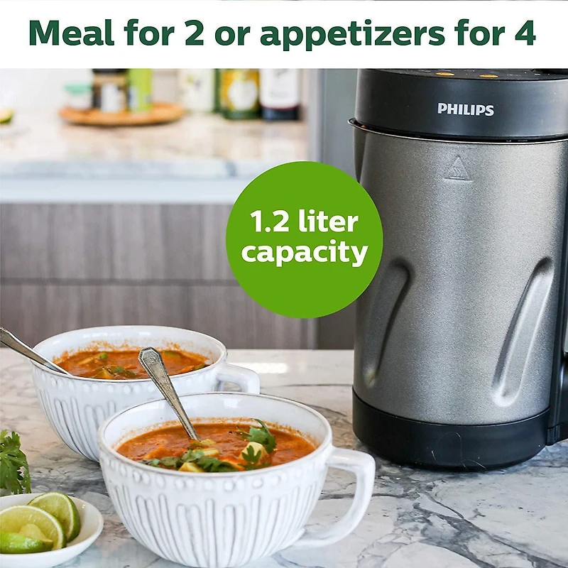 Philips Viva Collection SoupMaker, 6 programmes prédéfinis, HR2204/70