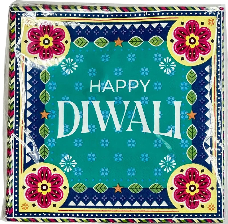 Diwali Paper Napkin, 13" x 13", 18ct