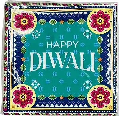 Diwali Paper Napkin, 13" x 13", 18ct