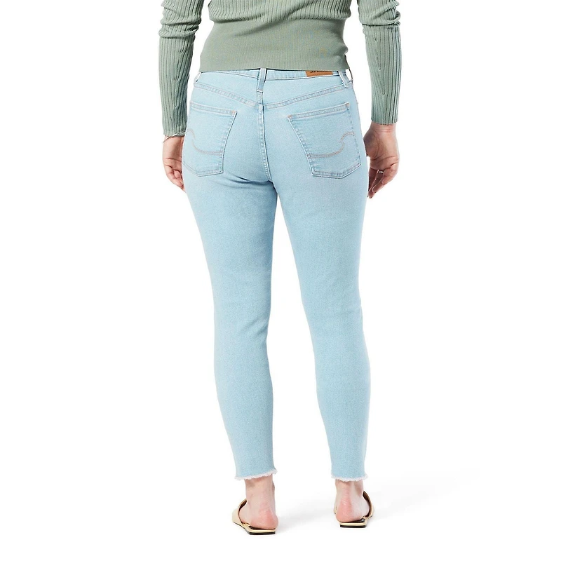 Levi Strauss Signature.MC Jean filiforme taille haute d'époque pour femme