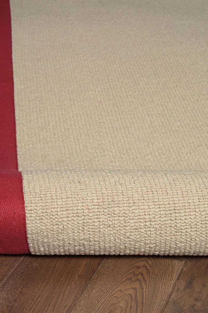 Athena Natural & Red 1'10" x 2'10" Accent Rug