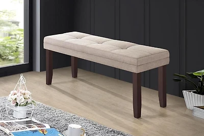 Aerys Terry Solid wood Dining Bench in Cappuccino