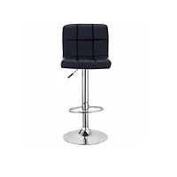 Heavenly Collection Leather Adjustable Stool for Dining Area Set of 2
